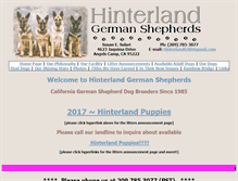 Tablet Screenshot of hinterlandgsd.com